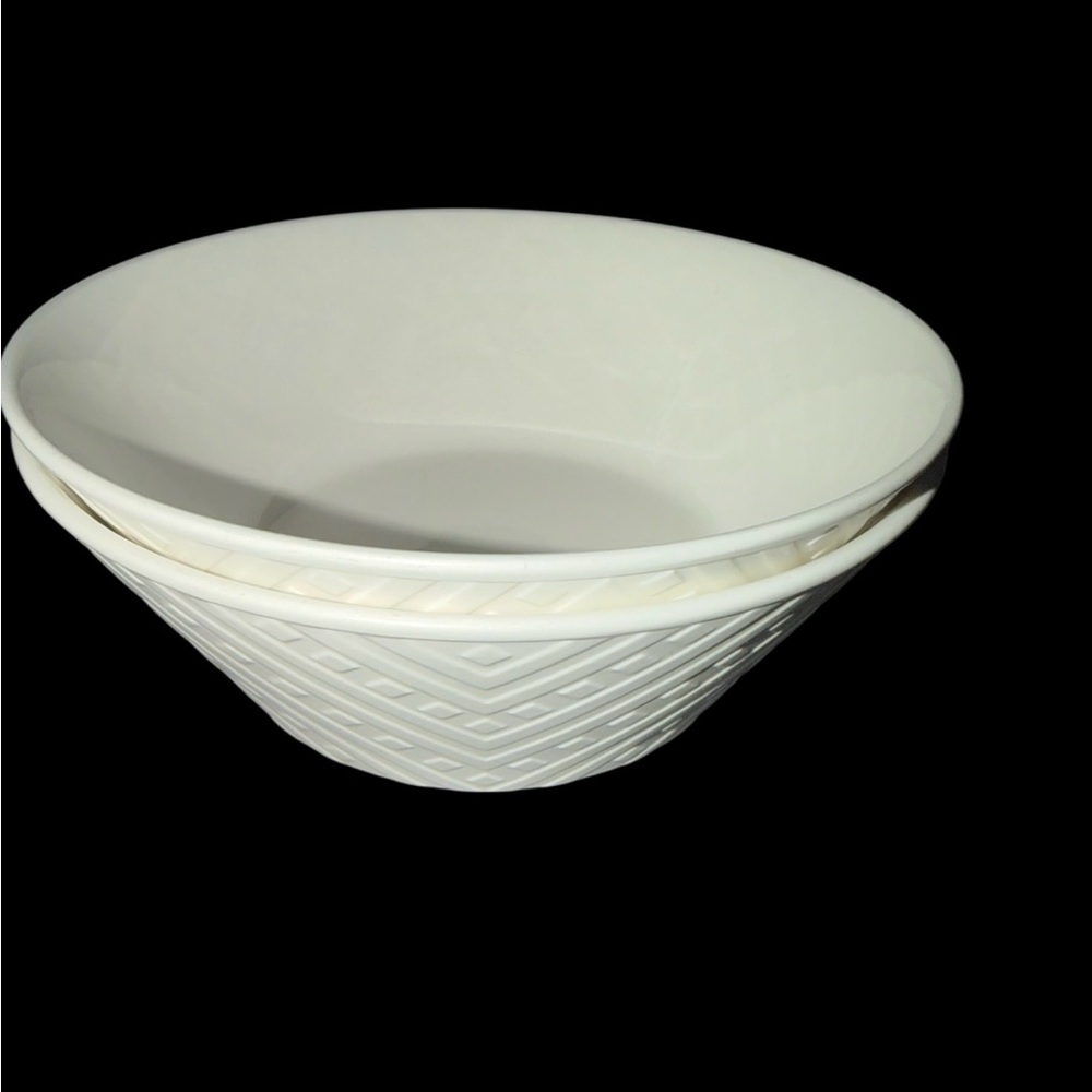 Lauren Ralph Lauren Modernist White Bowls – Set of 2
